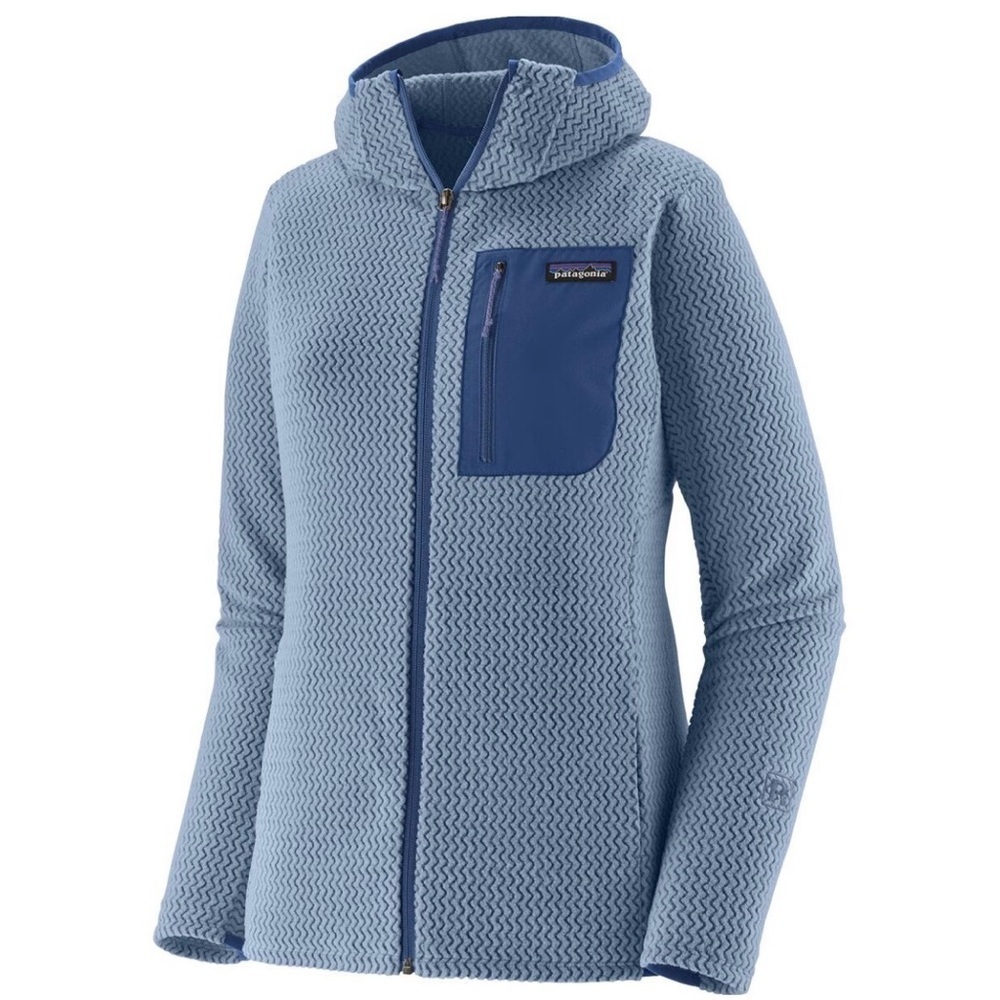 NEW Patagonia Women’s R1 Air Full-Zip Hoody XS — Barnacle Blue NWT MSRP $189